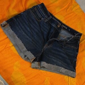 American Eagle Outfitters Dark Blue Jean Shorts